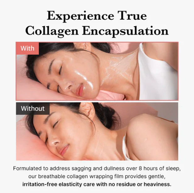 Medicube Collagen Overnight Wrapping Peel off Facial Mask Pack - Elasticity & Hy